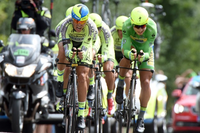 Tour de France 2015 - 102a Edizione - 9a tappa Vannes - Plumelec 28 km - 12/07/2015 - Tinkoff - Saxo - foto Graham Watson/BettiniPhoto©2015